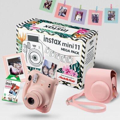 Aparat FUJIFILM Instax mini 11 Blush Pink Różowy Mega Pack