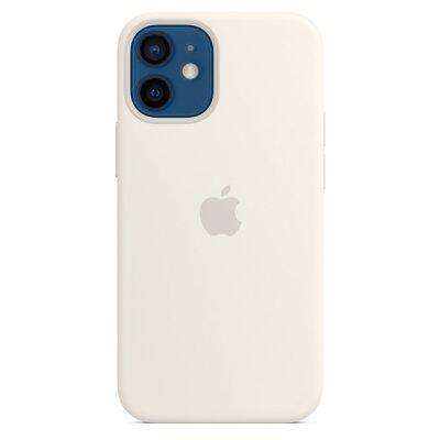 Silikonowe etui APPLE z MagSafe do iPhone’a 12 mini Biały MHKV3ZM/A