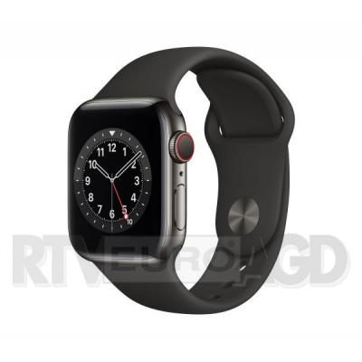 Apple Watch Series 6 GPS + Cellular 44mm (czarny-sport)