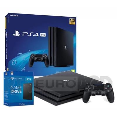Sony PlayStation 4 Pro 1TB + dysk Seagate Game Drive PS4 2TB