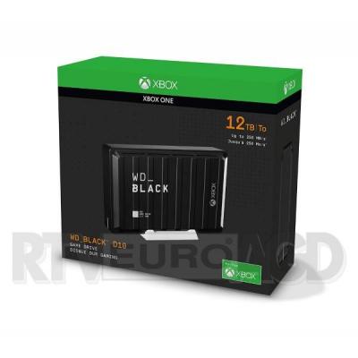WD BLACK D10 Game Drive for Xbox One 12TB