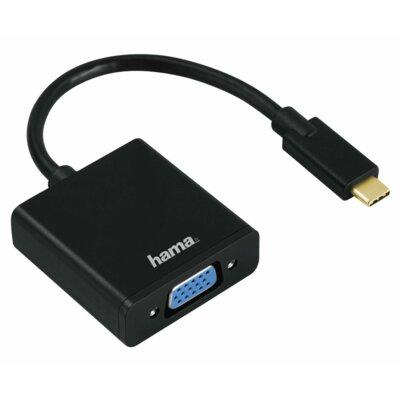 Produkt z outletu: Adapter USB Typ-C - VGA HAMA Czarny