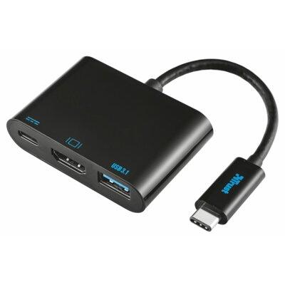 Produkt z outletu: Adapter TRUST USB-C - HDMI/USB 3.1/USB-C