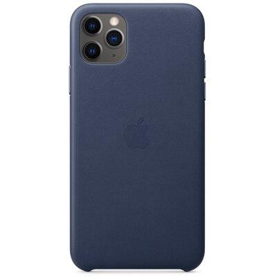 Produkt z outletu: Etui APPLE Leather Case do iPhone 11 Pro Max Ciemnoniebieski MX0G2ZM/A