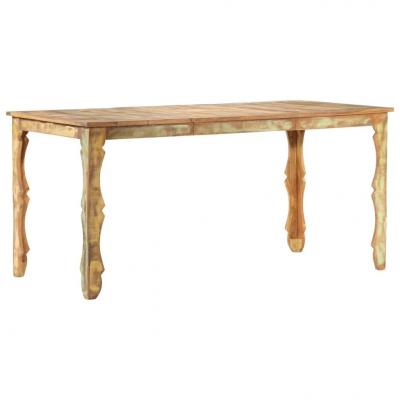 Emaga vidaxl stół jadalniany, 160 x 80 x 76 cm, lite drewno z odzysku
