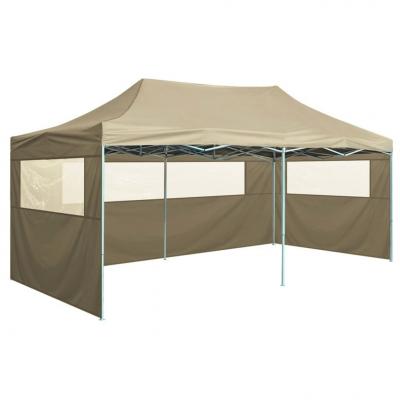 Emaga vidaxl profesjonalny, składany namiot imprezowy, 4 ściany, 3x6 m, stal
