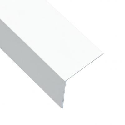 Emaga vidaxl kątowniki, 5 szt., aluminiowe, białe, 170 cm, 50x50 mm