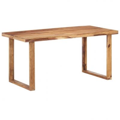Emaga vidaxl stół do jadalni, 160 x 80 x 76 cm, lite drewno sheesham