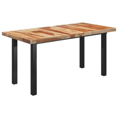 Emaga vidaxl stół z nogami w kształcie i, 180x90x77 cm, lite drewno sheesham