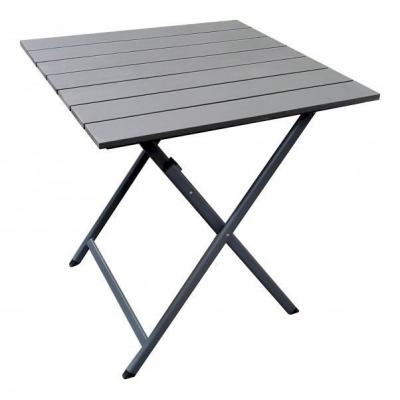 Emaga ii gat nie włączać aluminiowy stół rozkładany ogrodowy balkonowy szary