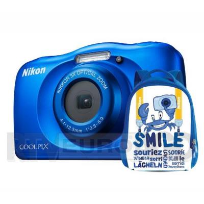 Nikon COOLPIX W150 (niebieski) + plecak