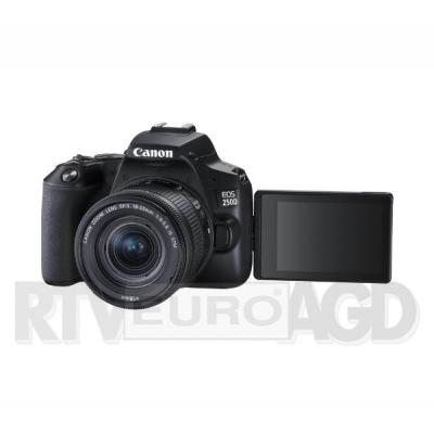 Canon EOS 250D 18-55mm + CB-SB130 + karta pamięci 16GB