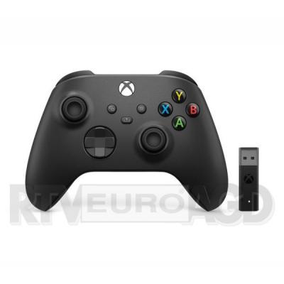 Microsoft Xbox Series Kontroler bezprzewodowy + adapter (carbon black)