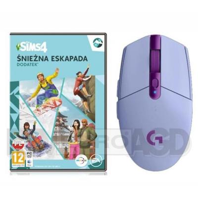 The Sims 4: Śnieżna Eskapada PC + mysz Logitech G305 (fioletowy)