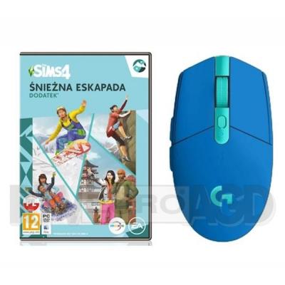The Sims 4: Śnieżna Eskapada PC + mysz Logitech G305 (niebieski)