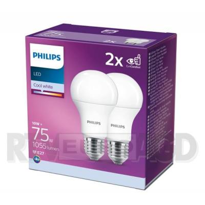 Philips 2 PAK LED 75W E27 A60 (zimna biel)