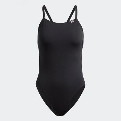 Sports performance solid swimsuit