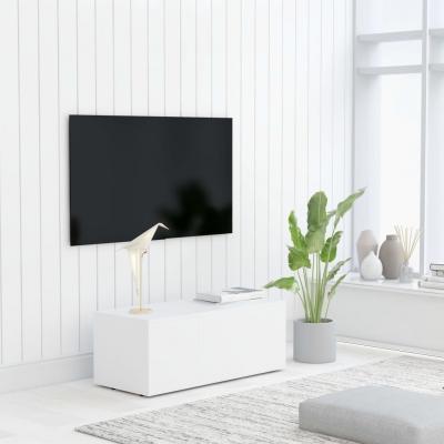 Emaga vidaxl szafka pod telewizor, biała, 80x34x30 cm, płyta wiórowa