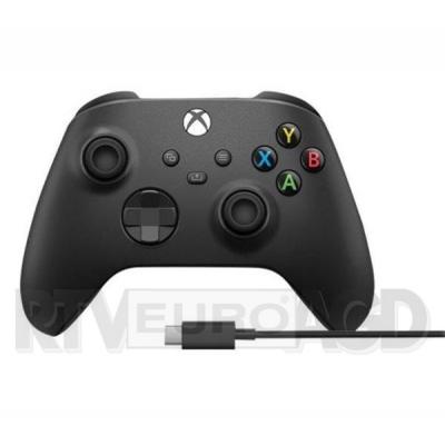 Microsoft Xbox Series Kontroler bezprzewodowy + kabel USB-C (carbon black)