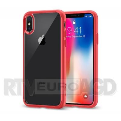 Spigen Ultra Hybrid 057CS22130 iPhone X (czerwony)