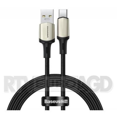 Baseus Kabel USB-C Cafule, VOOC, QC, 5A, 1m (czarny)