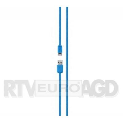 Xqisit Cotton Cable Lightning-USB A (niebieski)