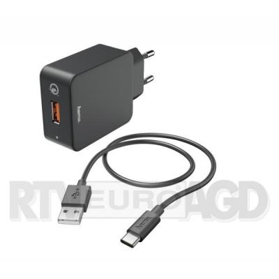 Hama Qualcomm Quick Charge + kabel (czarny)