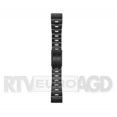 Garmin tytanowa bransoleta fenix 6X 26mm QuickFit Carbon Gray DLC Titanium Band 010-12864-09