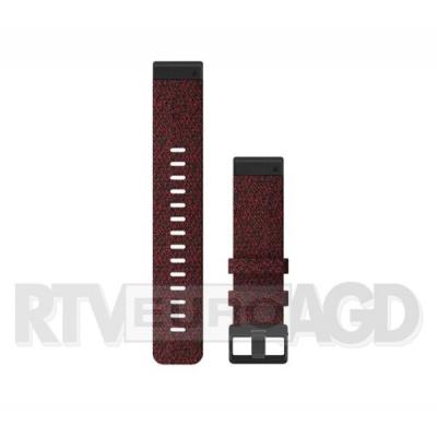 Garmin pasek fenix 6 22mm QuickFit Heathered Red Nylon Band 010-12863-06 (fioletowo-czerwony)