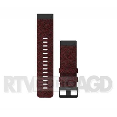Garmin pasek fenix 6X 26mm QuickFit Heathered Red Nylon Band 010-12864-06 (fioletowo-czerwony)