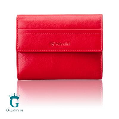 Mały damski portfel valentini 154-264 ferrari red