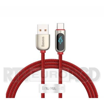 Baseus Kabel USB do USB-C Display, 5A, 1m (czerwony)