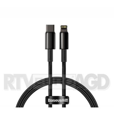 Baseus Kabel USB-C do Lightning Baseus Tungsten Gold, 20W, 5A, PD, 2m (czarny)