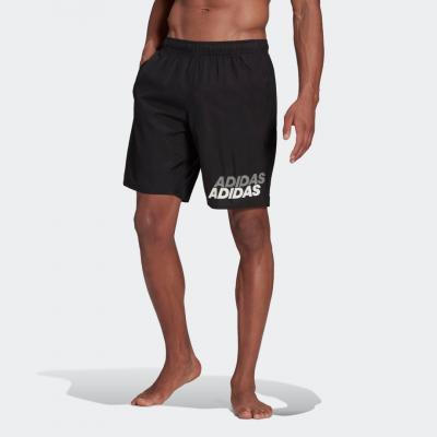 Classic-length adidas wording swim shorts