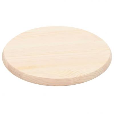 Emaga vidaxl blat stołu, naturalne drewno sosnowe, okrągły, 25 mm, 40 cm
