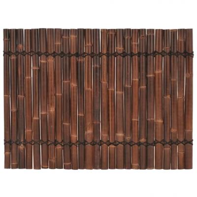 Emaga vidaxl panel ogrodzeniowy z bambusa, 170x125 cm, ciemnobrązowy