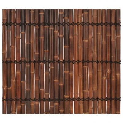Emaga vidaxl panel ogrodzeniowy z bambusa, 170x150 cm, ciemnobrązowy