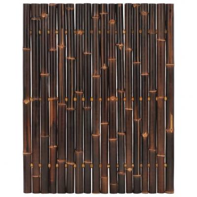 Emaga vidaxl panel ogrodzeniowy z bambusa, 120x150 cm, ciemnobrązowy