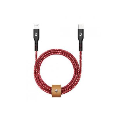 USB-C - Lightning 1m czerwony