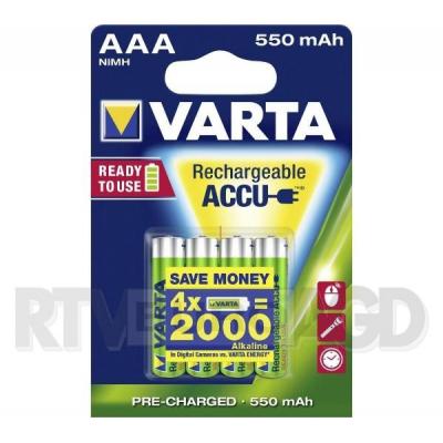 VARTA Rechargeable ACCU AAA 550 mAh (4 szt.)