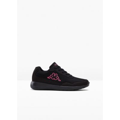 Sneakersy kappa bonprix czarno-różowy
