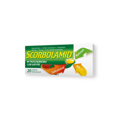 Scorbolamid, tabletki drażowane, 20 szt., KRÓTKA DATA