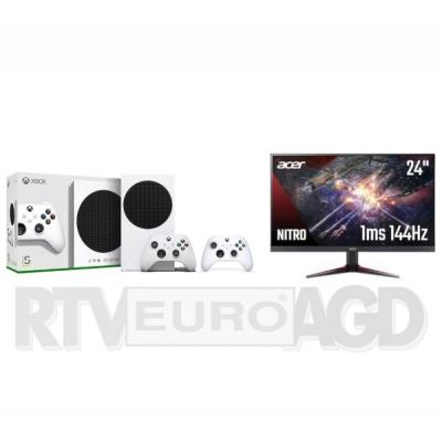 Xbox Series S + 2xPad + monitor Acer Nitro VG240YP
