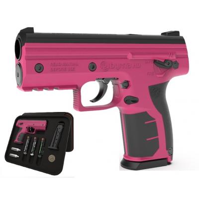 Pistolet na kule gumowe i pieprzowe byrna hd pink-róż kal.68 co2 8g zestaw (bk68300-pnk)