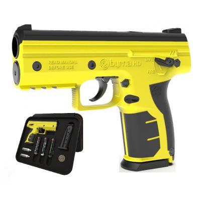 Pistolet na kule gumowe i pieprzowe byrna hd yellow-żółty kal.68 co2 8g zestaw (bk68300-yel)