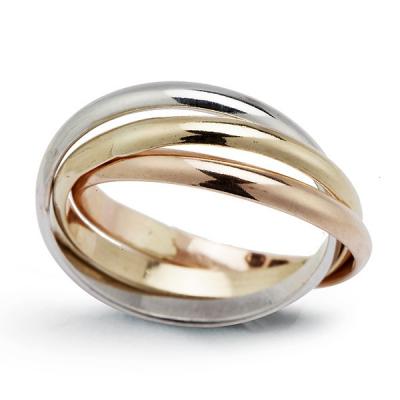 Staviori pierścionek. żółte, białe, różowe złoto 0,585.