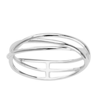 Staviori pierścionek nowoczesny kształt. srebro 0,925.