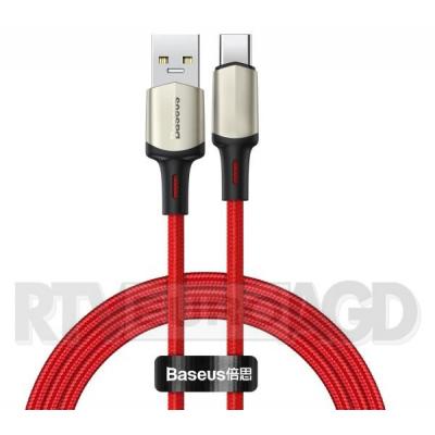 Baseus Kabel USB-C Cafule, VOOC, QC, 5A, 1m (czerwony)