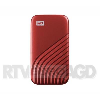 WD My Passport SSD 500GB USB 3.2 Typ C (czerwony)