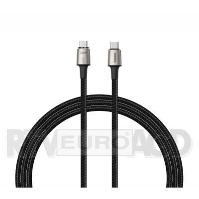 Baseus kabel USB-C do USB-C magnetyczny Zinc 5A 1.2m (czarny)